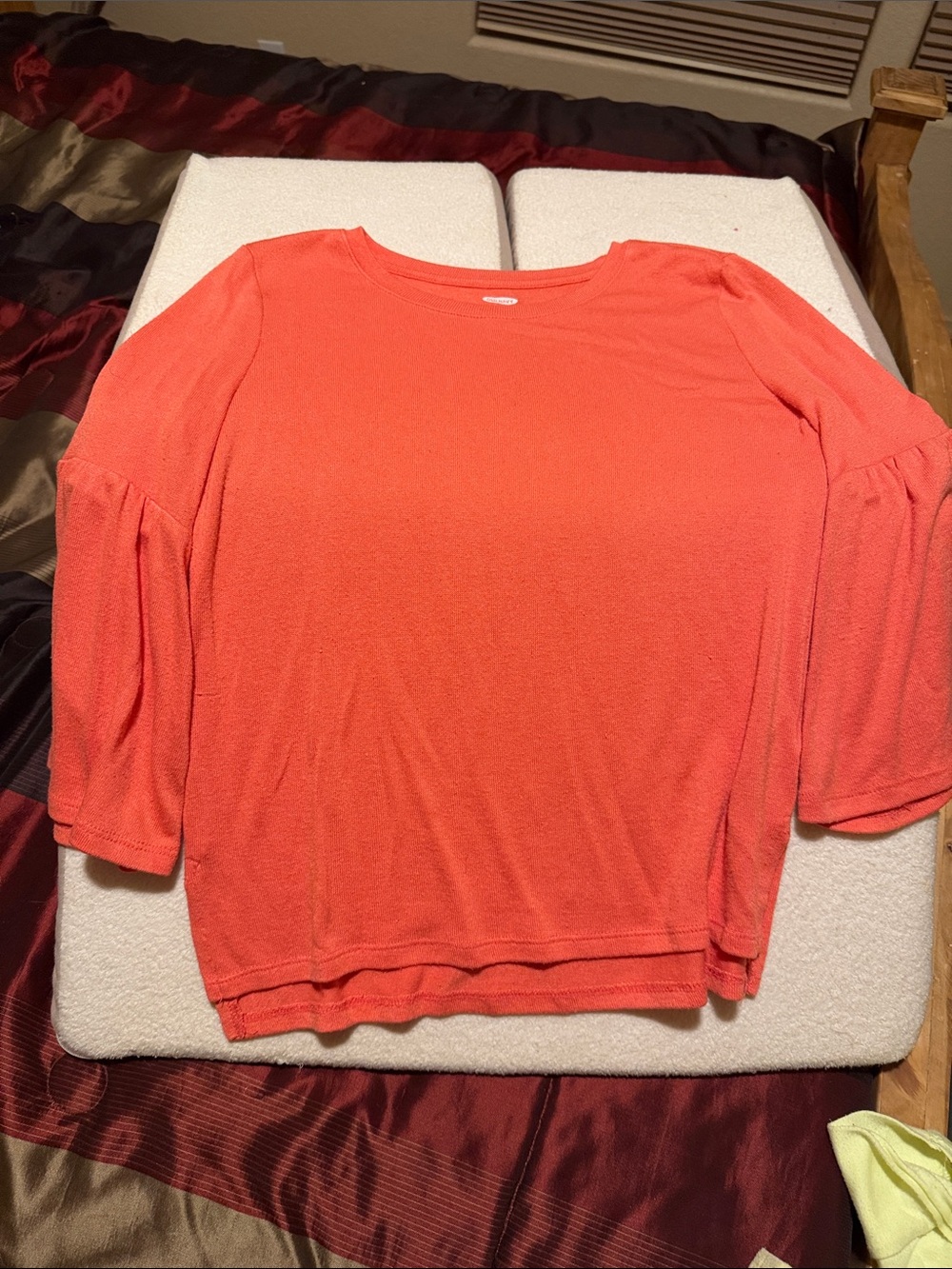 Old Navy Coral Bell-Sleeve Top
